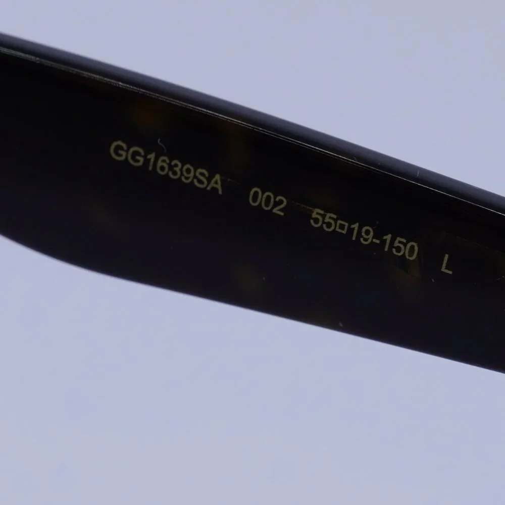 Gucci GG1639SA 002 Sunglasses Havana Square Frame, Brown Lenses - Picture 7 of 11